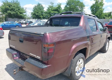 2007 Honda Ridgeline Rt из США, поврежденный, VIN 2HJYK16297H550343